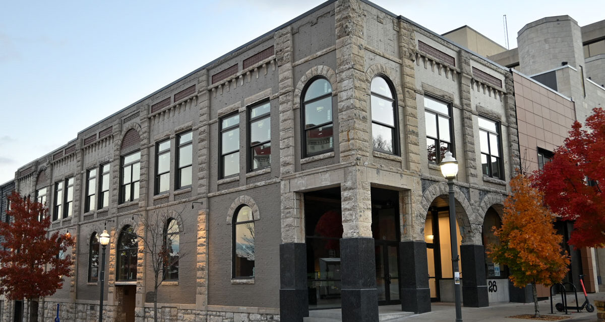 Uncovering a Hidden  Gem in the Heart of  Fayetteville: Former bank on the square restored to former glory.